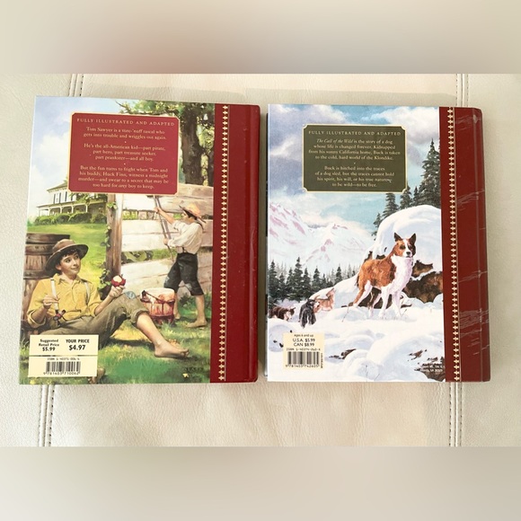 Tom Sawyer The Call of the Wild Great Classics for Children Books - Picture 2 of 5